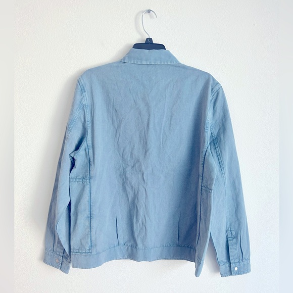 Folk Raft Cotton-Linen Zip Up Jacket - Picture 5 of 7